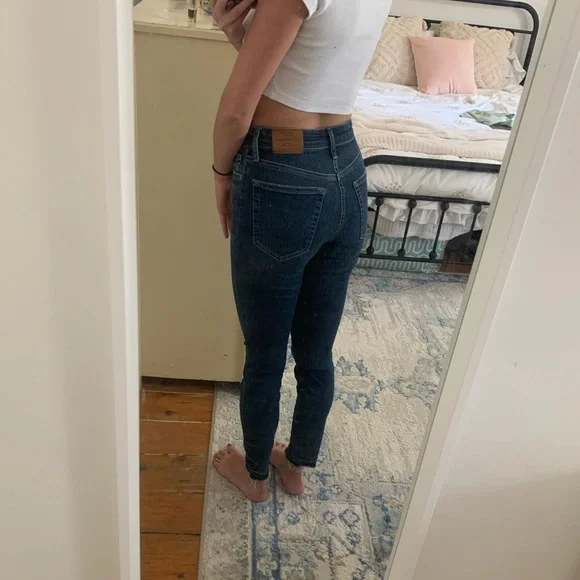 Lucky Brand high-waisted skinny jeans - Picture 3 of 4